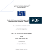 Estudio de La Fermentación Láctica para La Recuperación de Quitina A Partir de Desechos de Camarón y Langostino