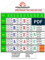 Upper Ig Block Time Table 1