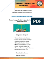 Derecho Administrativo: Tema: Infografía Del Origen Del Derecho Administrativo