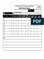 FORM 62 - Lista de Verificação Inspeção de Segurança - Kit Primeiros Socorros - Rev. 05.01.2023