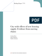 Vatt Working Papers 146 City Wide Effects of New Housing Supply Evidence From Moving Chains