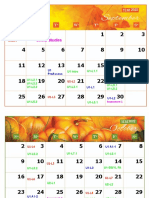 2022 - 2023 Grade 6 Timeline Calendar