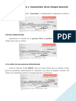 Cheque Bancario - Área de Pymes