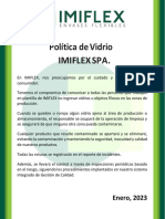 Politica de Vidrio Imiflex - 00
