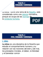 Tema No. 4 ETICA CIUDADANÍA Y DEMOCRACIA