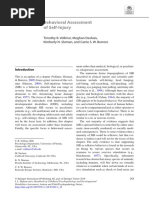 Vollmer, Deshais, Sloman, & Borrero (2018) Behavioral Assessment of Self-Injury