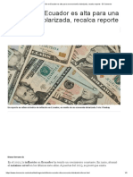 Inflación en Ecuador Es Alta para Una Economía Dolarizada, Recalca Reporte - El Comercio-3