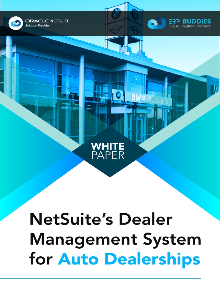 NetSuite DMS for Auto Dealerships | PDF | Car Dealership | Point Of Sale