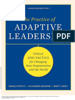1.0.the Practice of Adaptive Leadership - Tools and Tactics For Changing Your Organization and The World