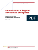 Informe Registre Voluntats Anticipades 19