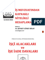 İşçi̇ Alacaklari - İşe İade (Sunum) (ŞGB)