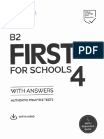 B2 First For Schools 4 With Answers.2020 Resuelto