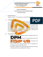 (Fix) Tor To Staff DPM Fisip Ub 2022