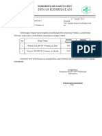 Surat Permintaan Vitamin A