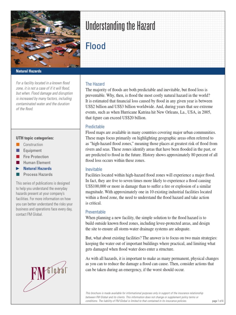 Understanding The Hazard: Flood | PDF | Flood | Hazards