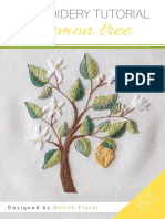 EMBROIDERY LEMON TREE TUTORIAL