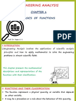 Engineering Analysis: Basics of Functions