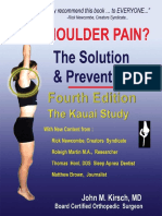 Shoulder Pain - The Solution & Prevention - Fourth Edition by Kirsch M.D. John M