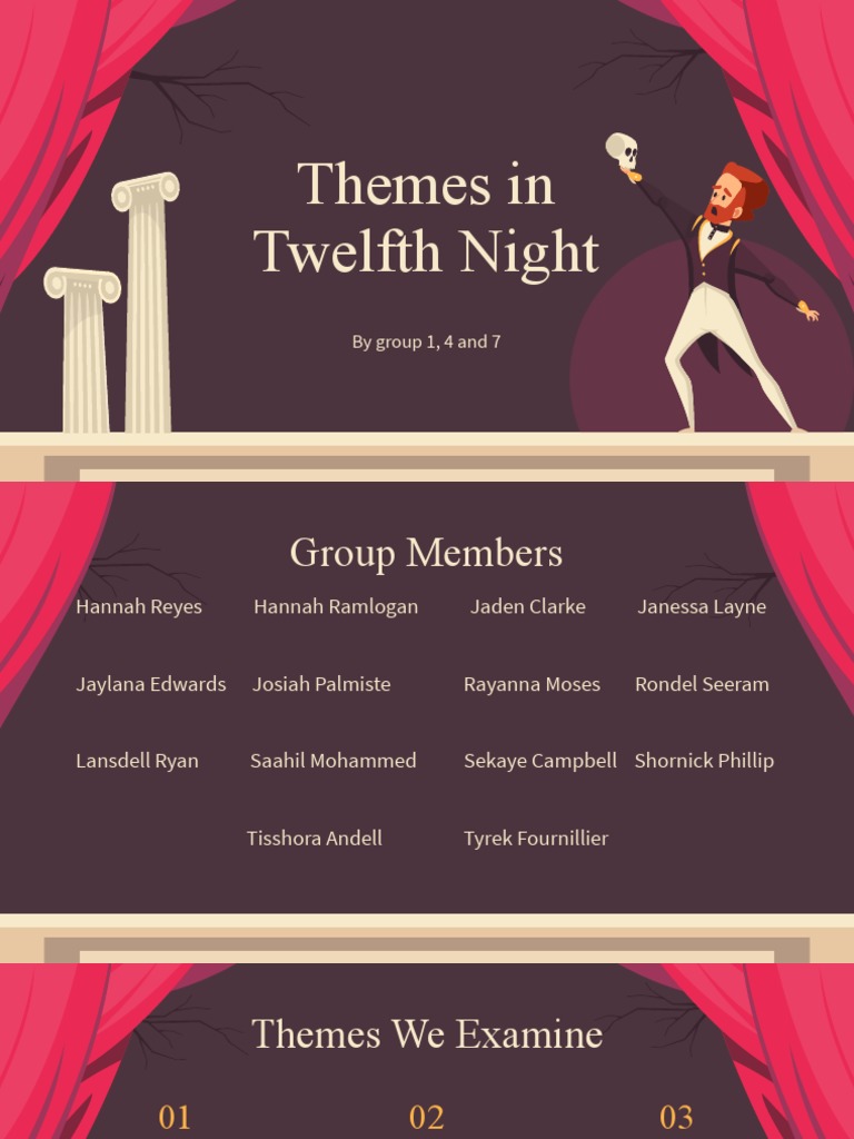Themes in Twelfth Night PDF Twelfth Night Shakespearean Comedies