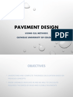 Pavement Design Using CLIL Methods