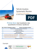 Tehnik Analysis Systematic Review