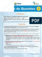 3 Série - Caderno de Questões 1 - Ensino Médio