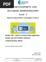 Module 06 Operate Word Processing Application Getinet