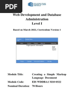Module 10 Creating A Simple Markup Language Document Remedan