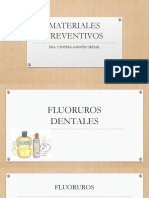 Fluoruros dentales preventivos