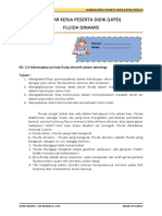 LKPD Fluida Dinamik (KD 3.4) Kontinuitas PHET