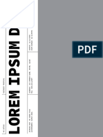 Design Template For Indesign - Bold Letters