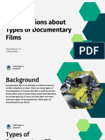 Types of Documentary Films