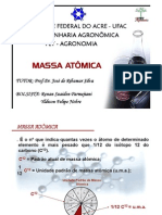 UFAC-PET Agrônomia massa atômica