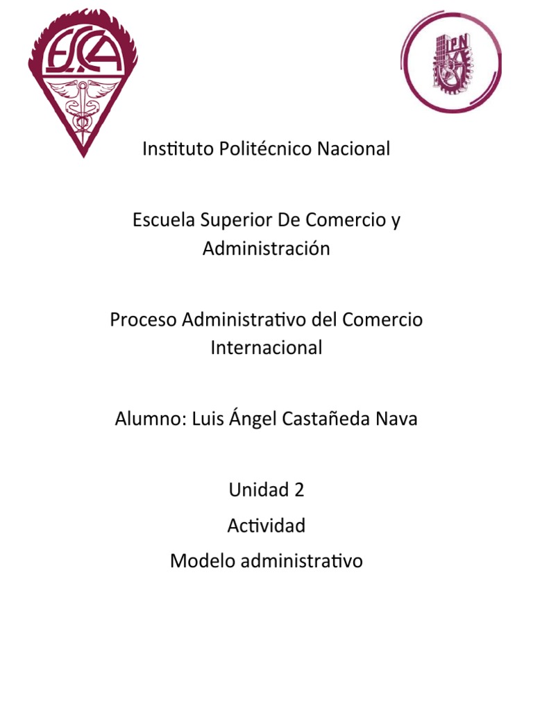 Modelo Administrativo Pdf Marketing Business