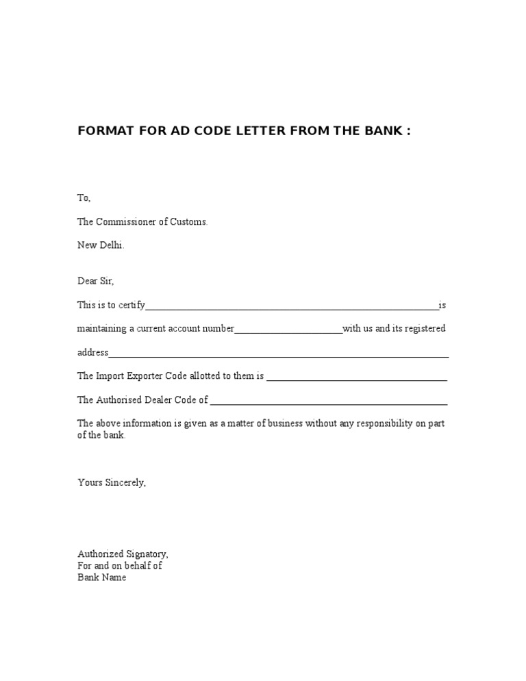 Canara Bank Statement Request Letter