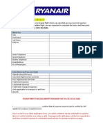 Claim Application Form