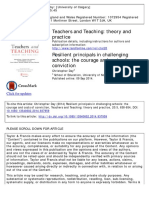 Teachers and Teaching: Theory and Practice: Click For Updates
