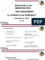 Opening Program Literacy Numeracy