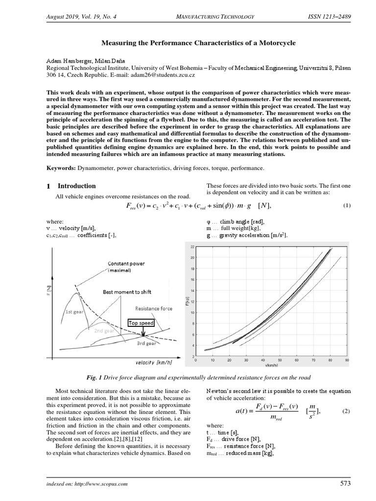 Measuring The Performance Characteristics of A Mot | PDF | Force | Torque