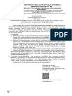 Perpanjangan Pemberlakuan Sertifikat Elektronik Electronic Filing