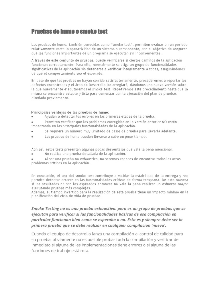 HUMO PDF Pruebas de software Compilador
