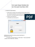 P3 - Membuat Form Login Dengan Database Dan Mengupload Foto Pada Visual Basic 2010