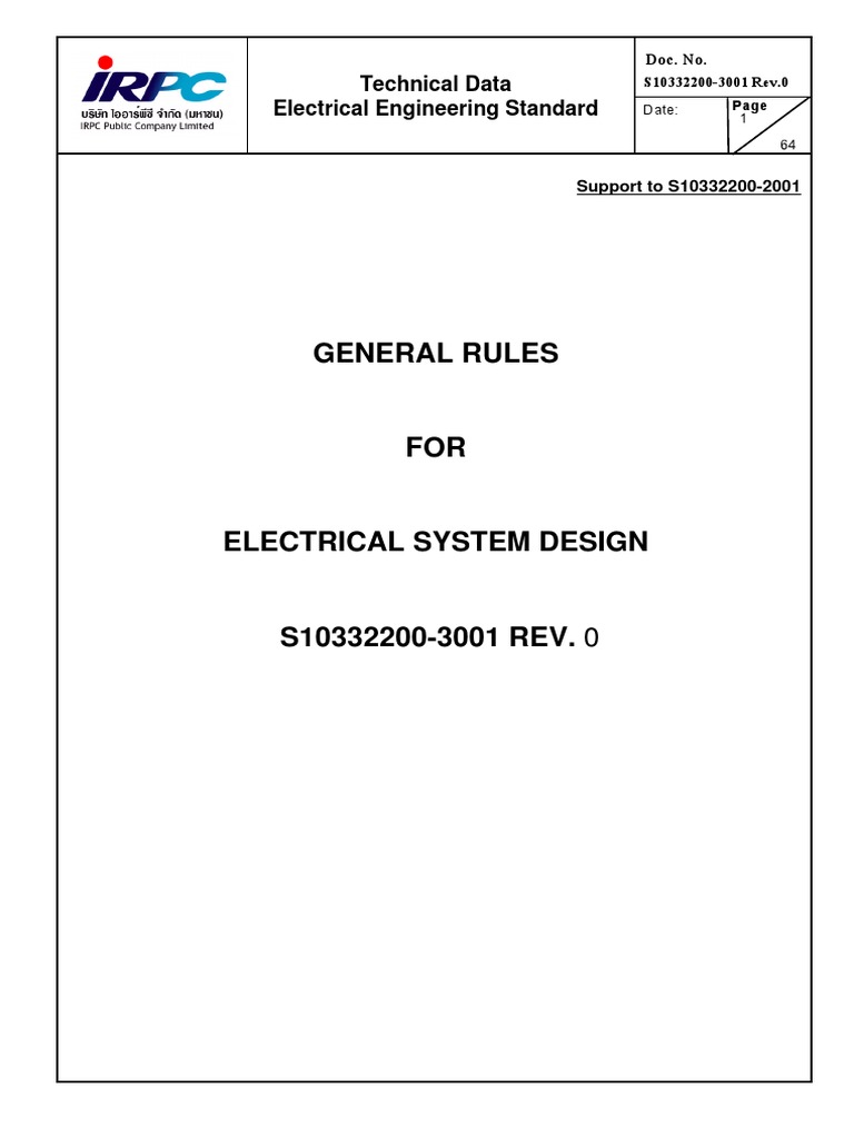 S10332200-3001 Electrical Engineering Standard | PDF | Mains ...