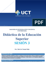 Maestría en investigación y docencia universitaria: Didáctica de la educación superior