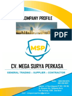 Company Profile CV. M S P