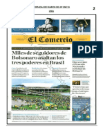 Portadas de Diarios Del 09 Ene 23 Lima