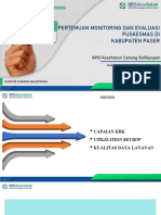 Pertemuan Monev PKM Kab. Paser 251022