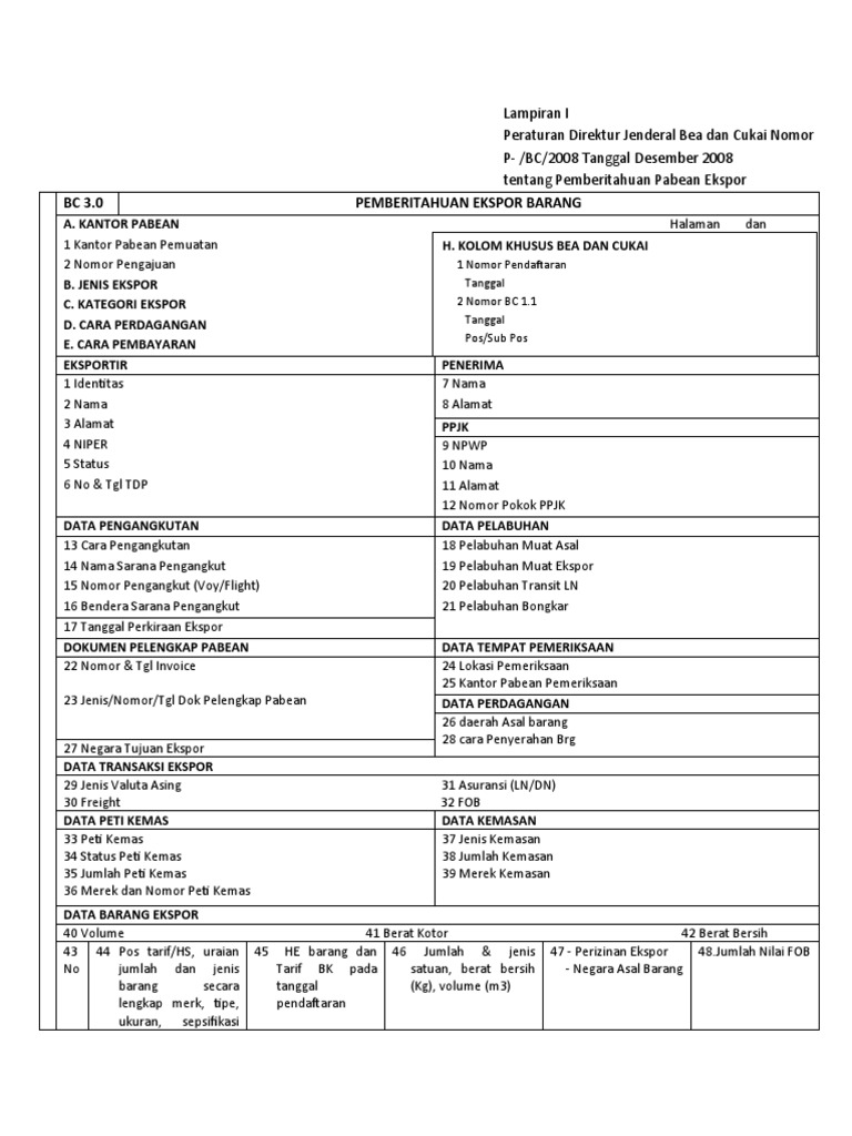 Form PEB | PDF
