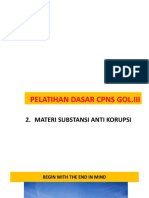 CPNS Anti Korupsi Golongan III