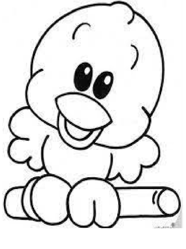 Portada de un PDF con varios dibujos de animales para colorear.